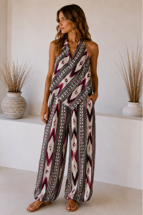 Conjunto Stripes. Monos / Conjuntos. Color: matcha, frambuesa; Tallas: talla