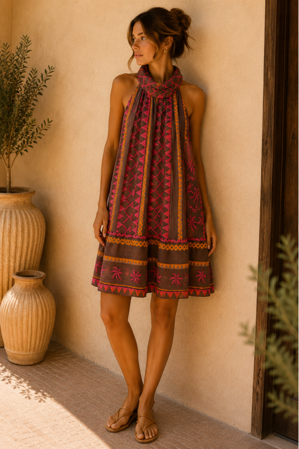 Vestido Summer. Vestidos. Color: verde kaki, frambuesa, azul marino; Tallas: