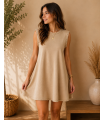 Vestido Salvia. Vestidos. Color: verde kaki, denim claro, amarillo; Tallas: talla