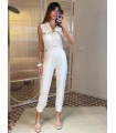 Mono Calandria Blanco Camaleonica. Pantalones / Monos C. Tallas: s, m, l, xs |