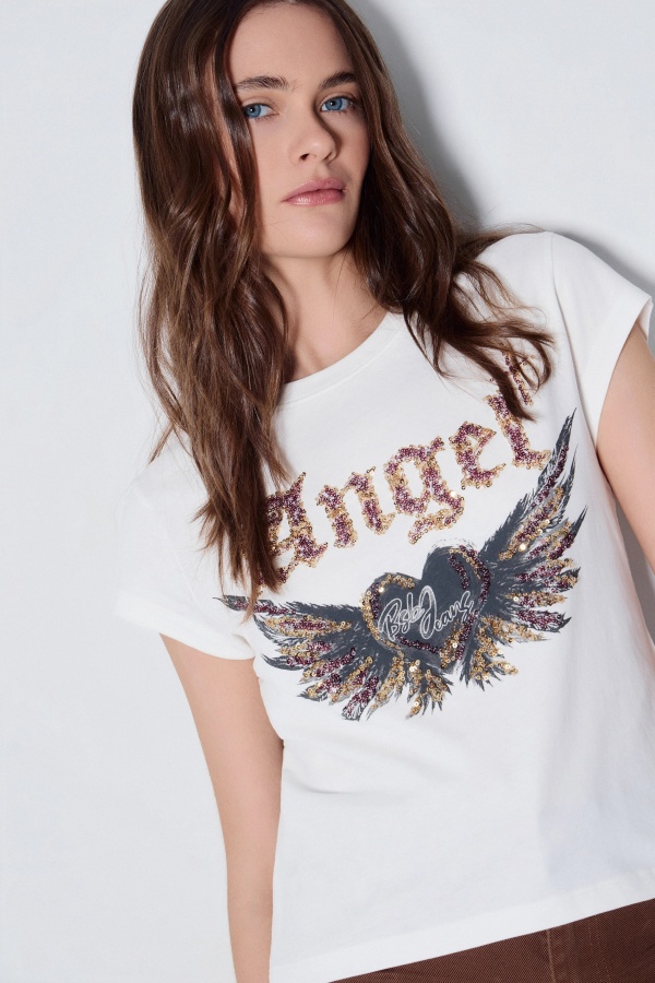 Camiseta Angel Blanco. Inicio.  | Bambalinas Closet