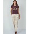 Camiseta Angel Berenjena. Inicio.  | Bambalinas Closet