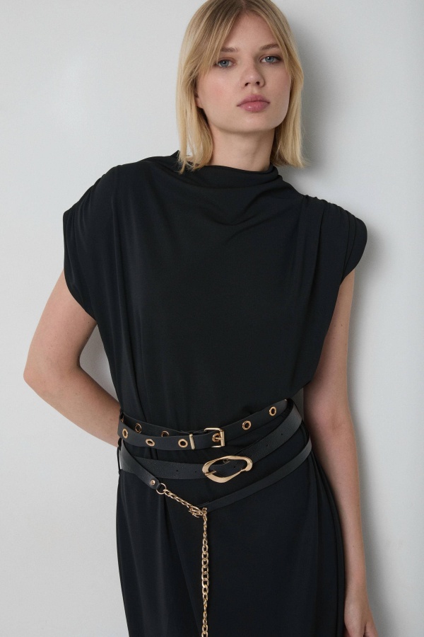 Vestido Cadena. Vestidos BSB. Tallas: s, m, l, xs | Bambalinas Closet