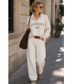 Sudadera London. Sueters / Jersey. Color: marron chocolate, crudo, granate, azul