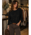 Camiseta Estrella. Camisetas. Color: blanco, burdeos, marron chocolate, negro;