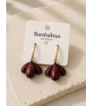 Pendiente Castaño. Bisuteria.  | Bambalinas Closet