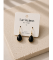 Pendientes Bolonia. Bisuteria. Color: ambar, negro | Bambalinas Closet