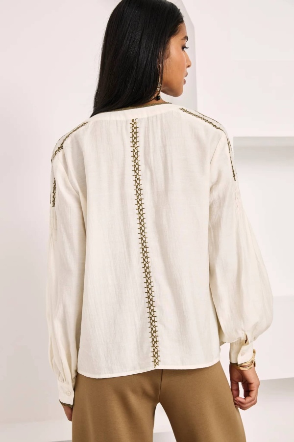 Blusa Zainab. Partes de arriba NÜD & NKN. Tallas: s, m, l, xs | Bambalinas Closet