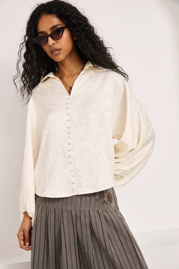 Blusa Ombra. Partes de arriba NÜD & NKN. Tallas: s, m, l, xs | Bambalinas Closet