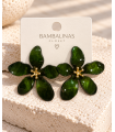 Pendientes Narciso Militar. Bisuteria.  | Bambalinas Closet
