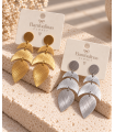 Pendientes Lunas. Bisuteria. Color: plateado, dorado | Bambalinas Closet