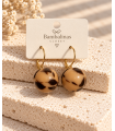 Pendientes Bolas Toffe. Bisuteria.  | Bambalinas Closet