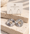 Pendientes Aro Silver. Bisuteria.  | Bambalinas Closet