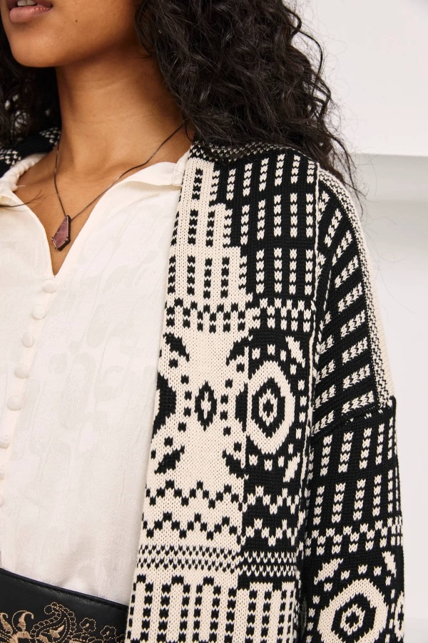 Cardigan Lomec. Prenda exterior NUD & NKN. Tallas: m/l, s/m | Bambalinas Closet