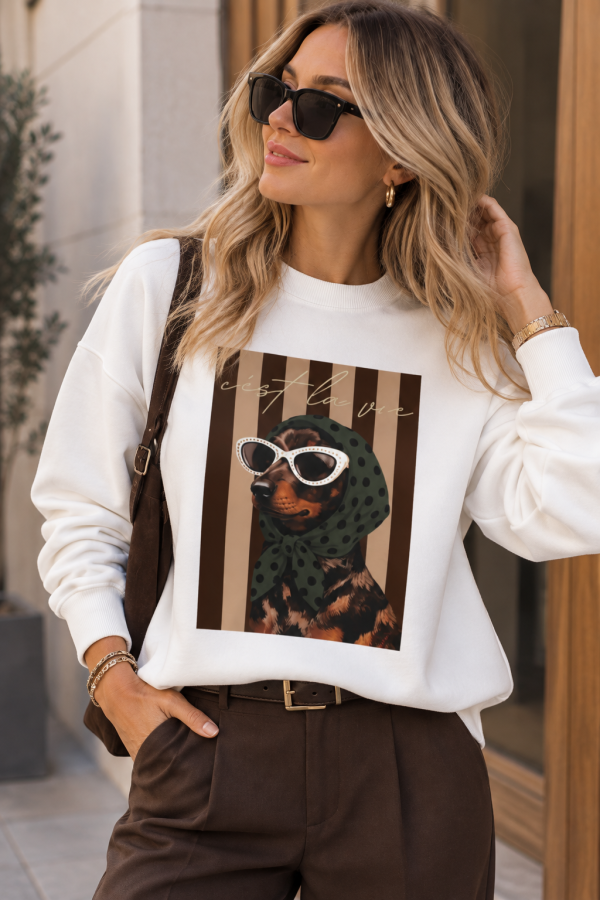 Sudadera C'est La vie. Sueters / Jersey.  | Bambalinas Closet