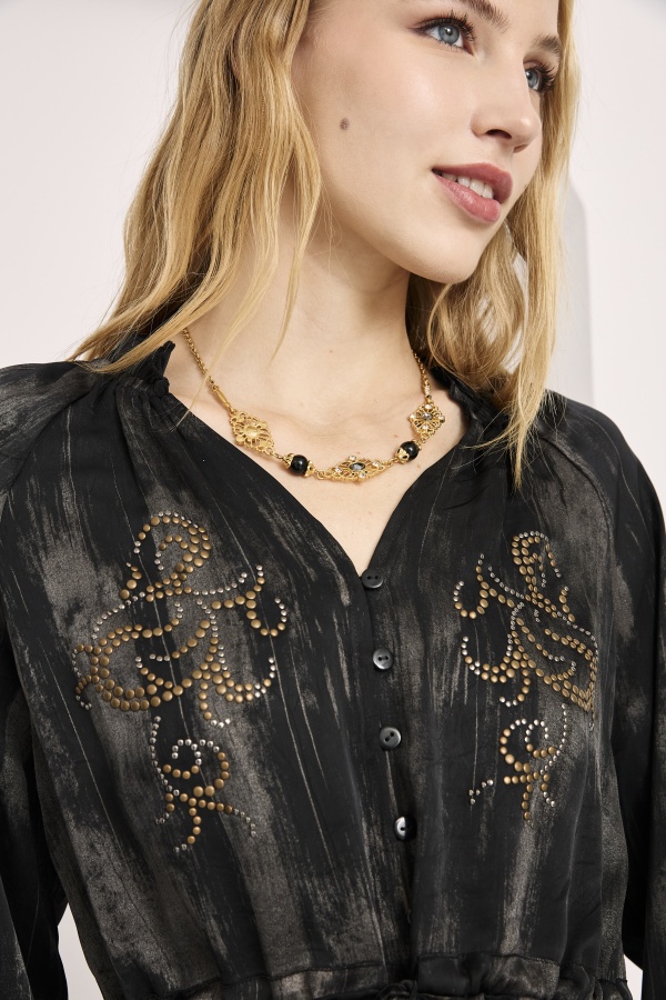 Blusa Jurna. Partes de arriba NÜD & NKN. Tallas: s, m, l, xs | Bambalinas Closet