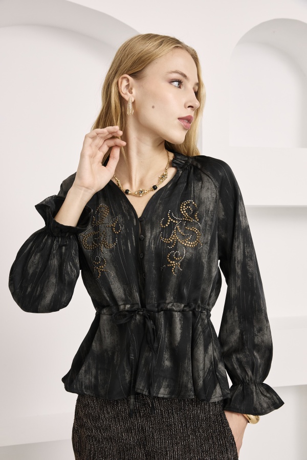 Blusa Jurna. Partes de arriba NÜD & NKN. Tallas: s, m, l, xs | Bambalinas Closet