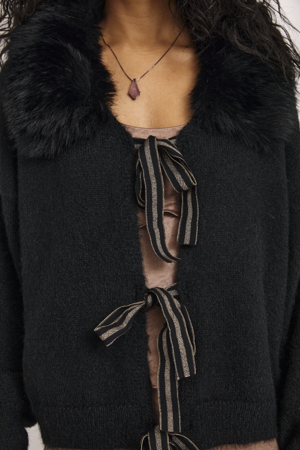 Cárdigan Kari. Prenda exterior NUD & NKN. Tallas: m/l, s/m | Bambalinas Closet
