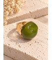 Anillo Mara. Bisuteria. Color: verde kaki, marron chocolate | Bambalinas Closet