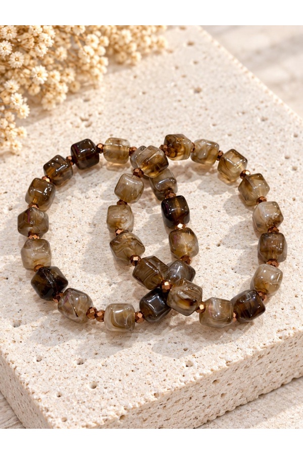 Pulsera Grey. Bisuteria.  | Bambalinas Closet