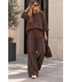 Conjunto Kira. Inicio. Color: crudo, marron chocolate; Tallas: talla unica |