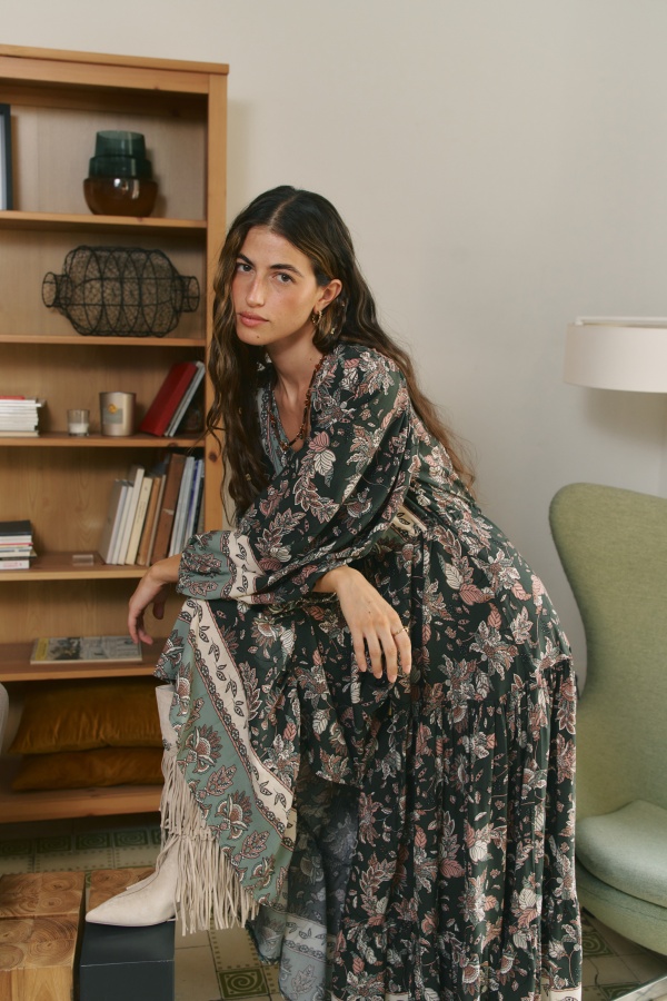 Vestido Green Haze. vestidos largos. Tallas: s, m, l, xs | Bambalinas Closet