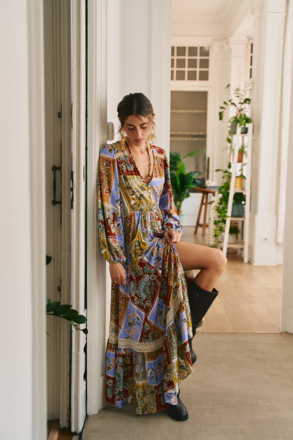 Vestido Cottage. vestidos largos. Tallas: s, m, l, xs | Bambalinas Closet