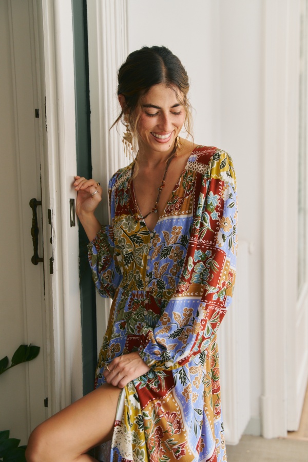 Vestido Cottage. vestidos largos. Tallas: s, m, l, xs | Bambalinas Closet