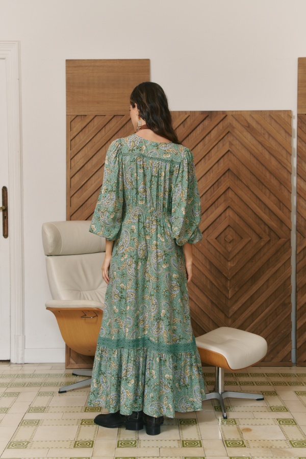 Vestido Carmen. vestidos largos. Tallas: s, m, l, xs | Bambalinas Closet