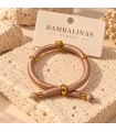 Pulsera Princesa. Bisuteria. Color: beige, azul noche, burdeos, verde botella