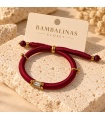 Pulsera Princesa. Bisuteria. Color: beige, azul noche, burdeos, verde botella