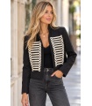 Chaqueta Corsario Negra. Prenda exterior. Tallas: talla unica | Bambalinas Closet