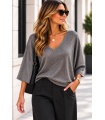 Sueter Brillo. Sueters / Jersey. Color: marron chocolate, negro; Tallas: talla