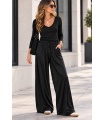 Pantalon Saten Negro. Pantalones / Shorts.  | Bambalinas Closet