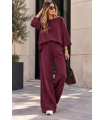Conjunto Kira. Monos / Conjuntos. Color: marron chocolate, granate, crudo;