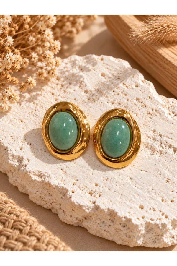 Pendientes Aguamarina. Bisuteria.  | Bambalinas Closet
