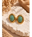 Pendientes Aguamarina. Bisuteria.  | Bambalinas Closet