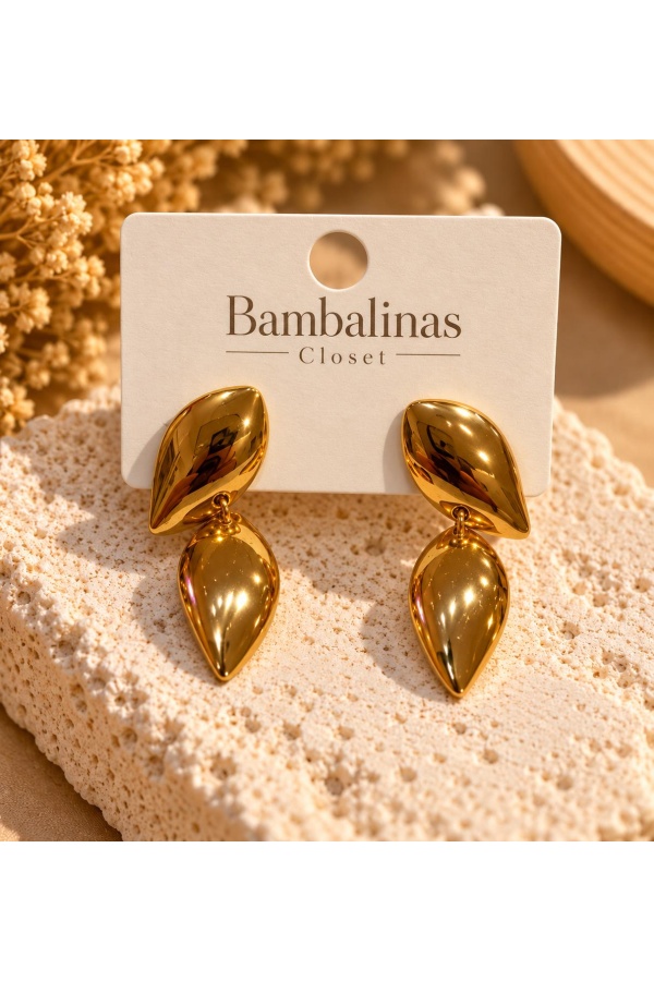 Pendientes Elena. Bisuteria.  | Bambalinas Closet