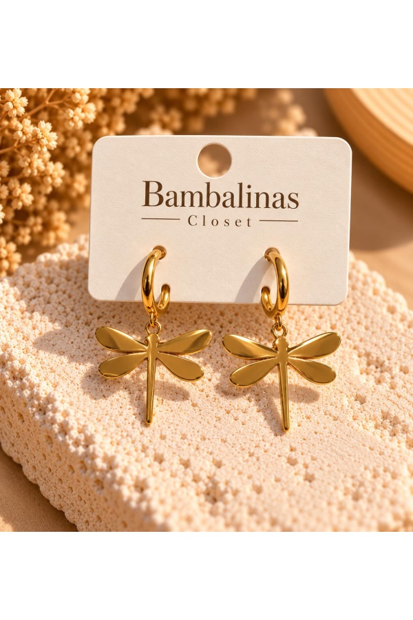 Pendientes Libelulas. Bisuteria.  | Bambalinas Closet