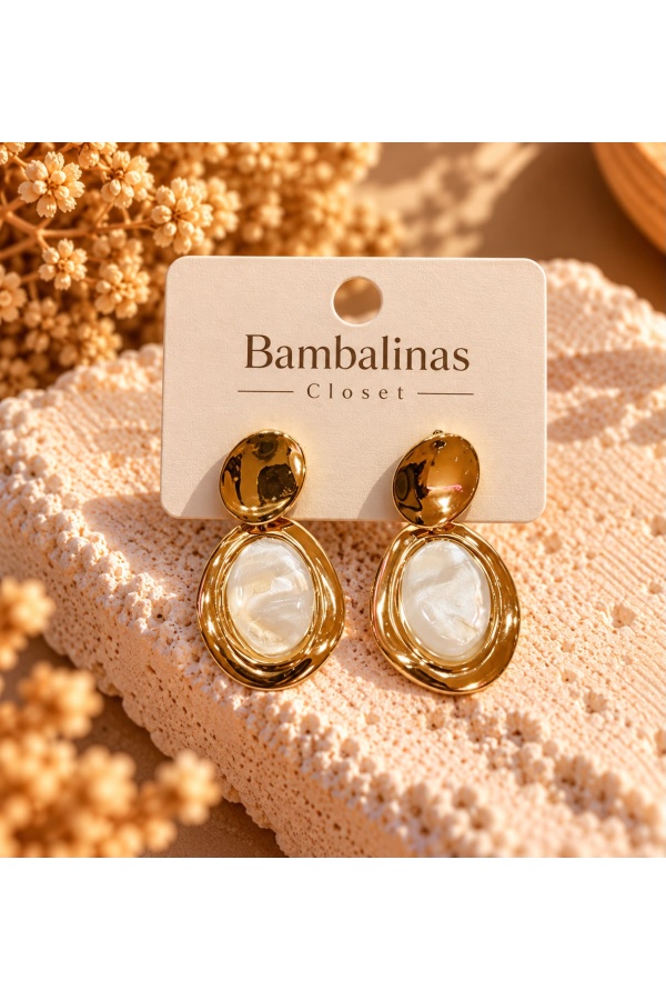 Pendientes Mariana. Bisuteria.  | Bambalinas Closet