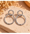 Pendientes Doble Aro. Bisuteria.  | Bambalinas Closet