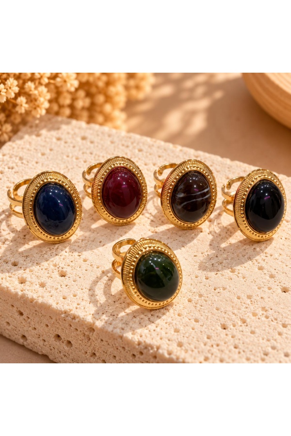 Anillo Indiana. Inicio. Color: negro, marron, azul marino, verde militar, burdeos