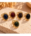 Anillo Indiana. Inicio. Color: negro, marron, azul marino, verde militar, burdeos