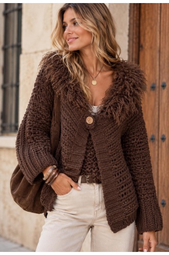 Cardigan Bohemian. Prenda exterior.  | Bambalinas Closet