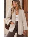 Cardigan Crema. Prenda exterior.  | Bambalinas Closet