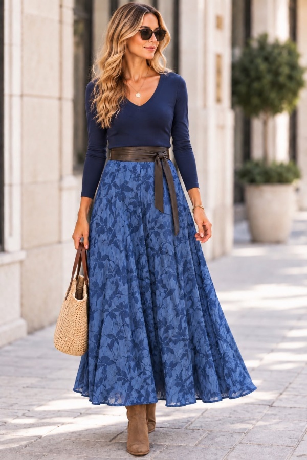 Top Basico Manga Marino. Inicio.  | Bambalinas Closet