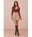 Top Basico Manga Teja. Camisas / Tops/Chalecos.  | Bambalinas Closet