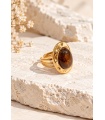 Anillo Cafe Latte. Bisuteria.  | Bambalinas Closet