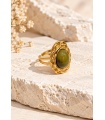 Anillo October Kaki. Bisuteria.  | Bambalinas Closet