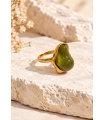 Anillo Piedra Kaki. Bisuteria.  | Bambalinas Closet